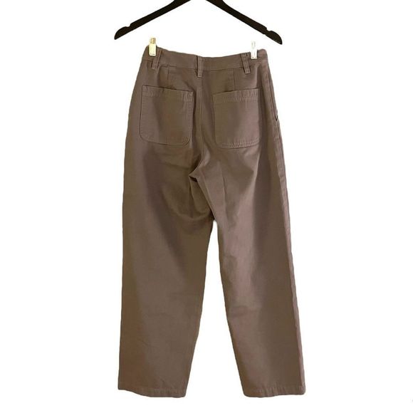 Aritzia Sunday Best Jaden Pant High-waisted Chino in GD Turner Taupe Size 2 - Picture 7 of 15
